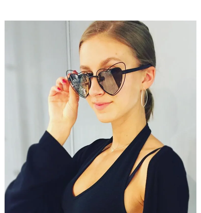 TIIYU, модные солнцезащитные очки "кошачий глаз", Ретро стиль, роскошные женские солнцезащитные очки, UV400, высокое качество, солнцезащитные очки в форме сердца