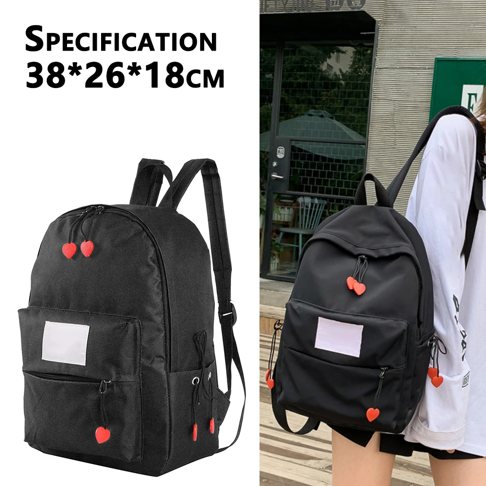 Водонепроницаемый нейлоновый рюкзак для женщин сердце сумка для путешествий со шнурком для девочек-подростков школьный женский рюкзак, Mochila