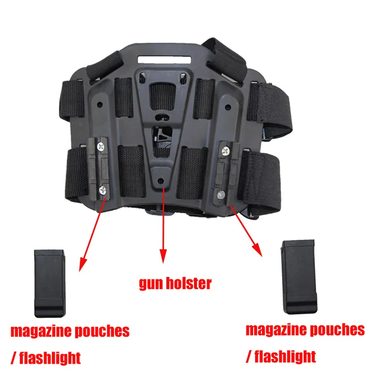 Кобура Arisoft для стрельбы на бедро платформа Glock 17 HK USP Sig P226 Compact M9 Colt 1911 тактические