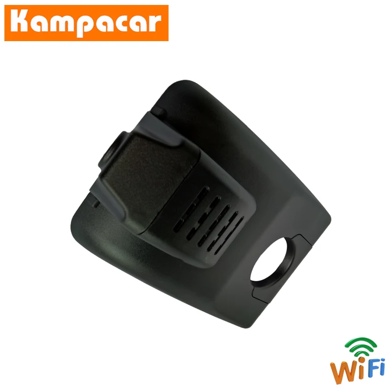 Kampacar два объектива Wifi Автомобильные видеорегистраторы авто зеркало камера заднего и переднего DVR тире камеры s для Toyota Highlander автомобильный рекордер