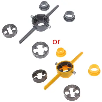 

PVC Thread Maker Tools Kit NPT Die Set Pipe Threader For Pumps Pipes Hand Tool Whosale&Dropship