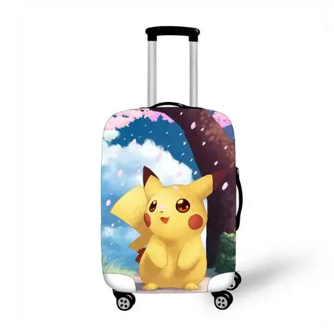 18-32 дюймов Pokemon Haunter Eevee Эластичный Защитный чехол для багажа, чехол для чемодана, пылезащитный чехол, Мультяшные аксессуары для путешествий