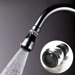 360 Degree Rotate Faucet Nozzle Faucet Aerator Kitchen Sprayer Head Water Saving Taps Applications for Kitchen Bathroom Faucet