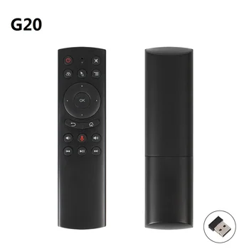 

G20 G20S Air Mouse Gyroscope Smart Google Voice IR Learning 2.4G Wireless Remote Control for X96 Mini H96 MAX X99 Android TV Box