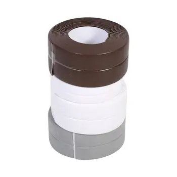 

3.2mx2.2cm / 3.2mx3.8cm Anti Moisture PVC Material Kitchen Bathroom Wall Sealing Tape WC Waterproof Mold Proof Adhesive Tape