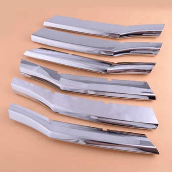 

6Pcs Front Center Grille Insert Bumper Cover Trim Molding Garnish Frame Fit for Honda Accord 4DR Sedan 2008 2009 2010
