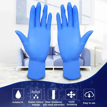 

Disposable Anti-bacterial Protective Gloves Multi-purpose For Cleaning Labor Gloves Gloves Protection Tight C1Z5