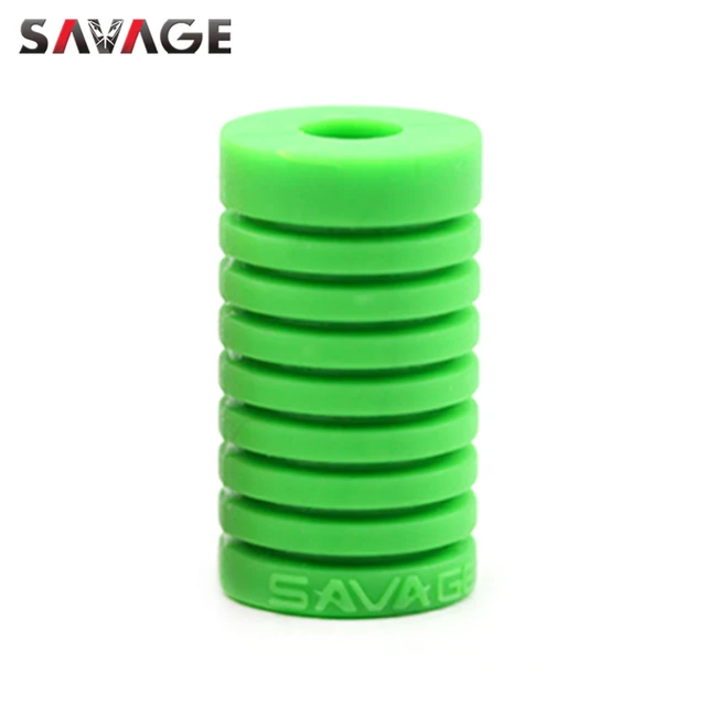 Universal Foot-Operated Left Shift Lever Foot Pad Pedal Toe Peg Cover Motorcycle Accessories Silica Gel Black/Blue/Red/Green green