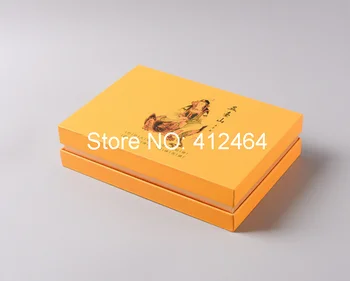 

Custom jewellery gift box with leather insert packaging leatherette paper jewelry box ( GF-089)