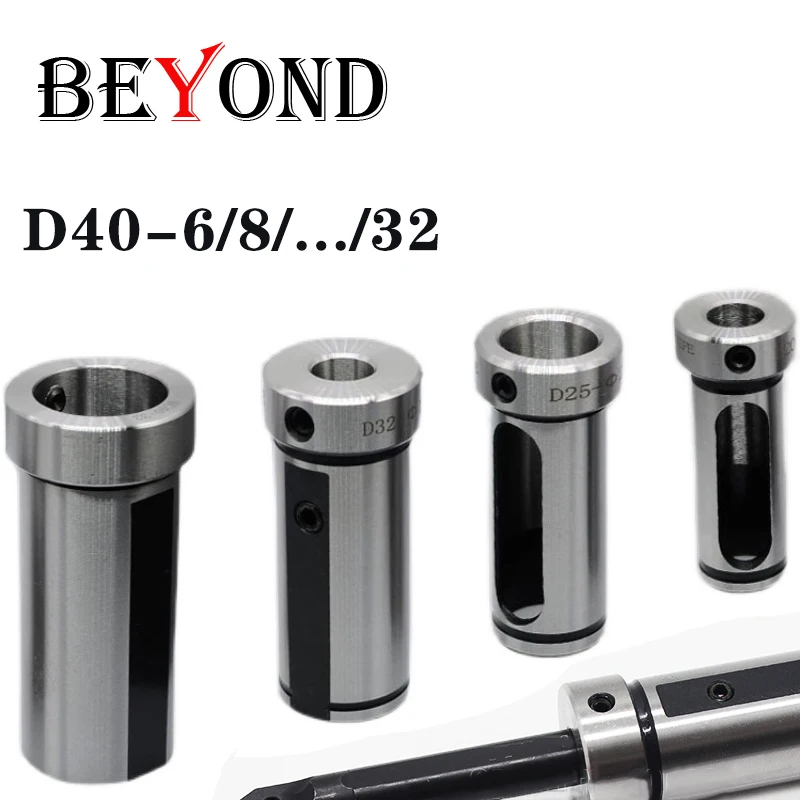 BEYOND CNC D40-6/8/10/12/14/16/18/20/25/32 D40-MT1/2/3/4 Lathe Guide Reducing Sleeves Inner Hole Turning Tool Holder | Инструменты