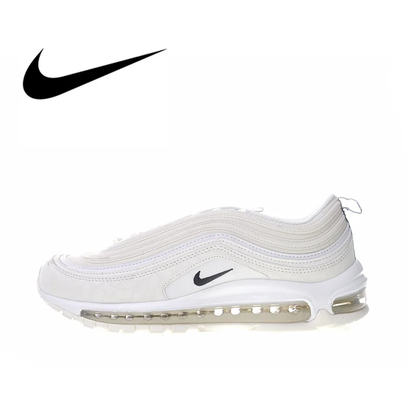 Оригинальные подлинные женские кроссовки с отражающим логотипом от Nike Air Max 97, кроссовки для бега, спортивные уличные кроссовки, новое