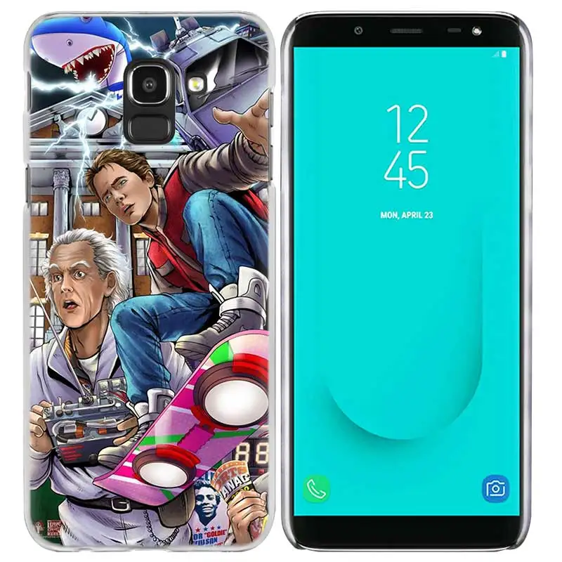 Back to the Future чехол из поликарбоната для samsung Galaxy A50 A80 A70 A60 A40 A30 A20 A20e A10 A9 A7 A6 Note 8, 9, 10, плюс 5G нижней части корпуса оболочки