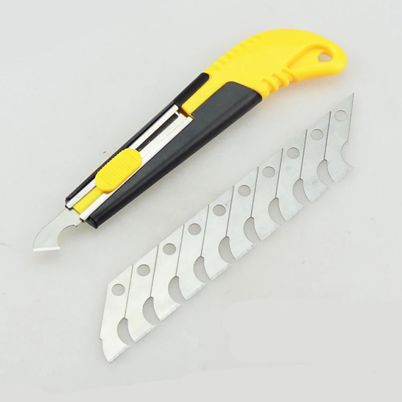 Cutting Tool w/ 10 Blades Acrylic PVC Sheet Perspex Plexiglas Cutter Clipping 