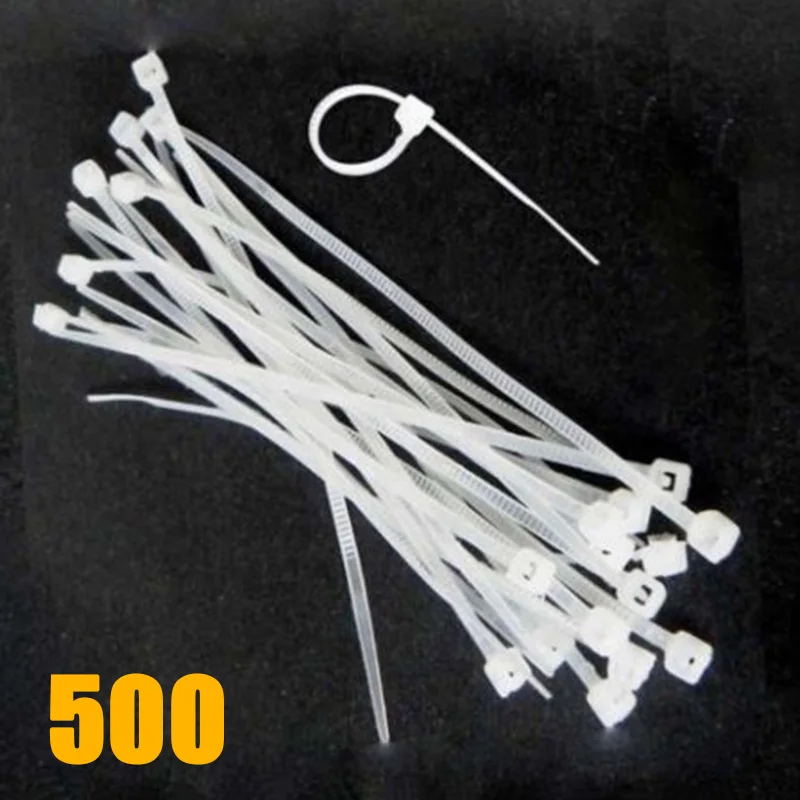 

Cords Cable Ties 8 Inch Nylon Zip Set Plastic Replacement 3x200mm Fasteners Self-Locking Wrap Practical