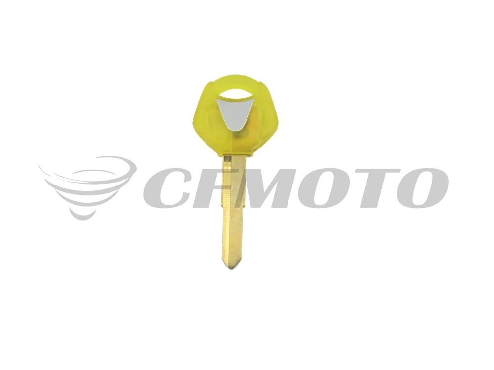 Transparent yellow Мотоцикл нерезанное лезвие правый слот ключ embryo для Yamaha YZF FJR 1300 XJR 1300 MT-07 MT-09 XJ6 TMax FZ8 FZ6 R1 R3 R6 MT 07 09 - Цвет: Transparent yellow