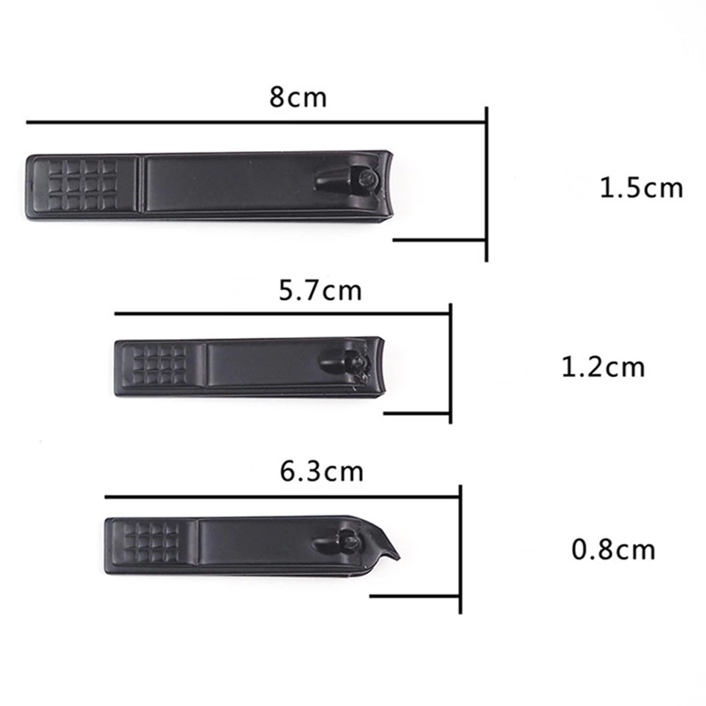 3 вида стилей, черный, нержавеющая сталь, машинка для стрижки ногтей, профессиональный триммер для ногтей, высокое качество, машинка для стрижки ногтей