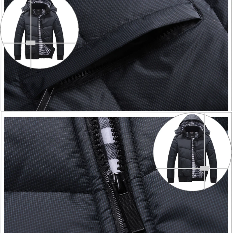 NaranjaSabor Новая мужская зимняя мужская куртка с капюшоном свободного покроя пальто толстая теплая верхняя одежда ветрозащитная Мужская брендовая одежда M~ 4XL N582