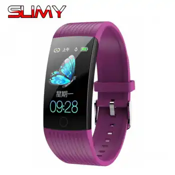 

Slimy Q18 Smart Bracelet Band 1.14 Inch Full Color Screen IP68 Waterproof Heart Rate Blood Pressure Monitor Call SMS Reminder