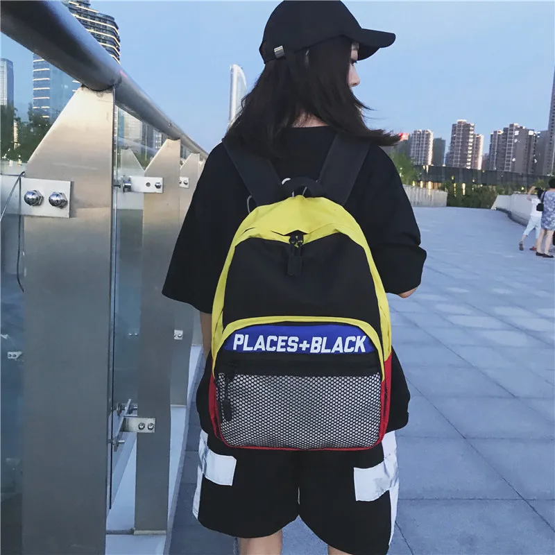 

New Style Backpack Korean-style Versatile High School Schoolbag Outdoor Waterproof Rucksack