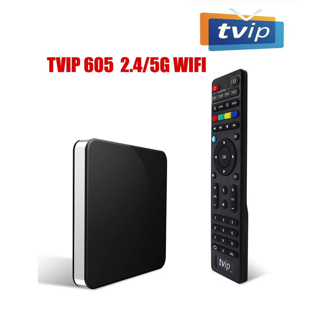 ТВ IP605 Linux ТВ приставка поддержка Stalker Премиум IP tv медиаплеер MPEG4 Встроенный 2,4/5G wifi LAN tv IP 412/415/605