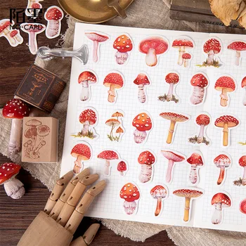 

Mushroom Collection Decorative Stationery Stickers Scrapbooking DIY Stickers Diary Album Stick Lable