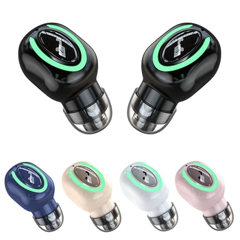 

Single / Double Mini Invisble Bluetooth Earbuds Bluetooth 5.1 Earphones Touch Control Hifi Stereo Sports Earbuds with Mic
