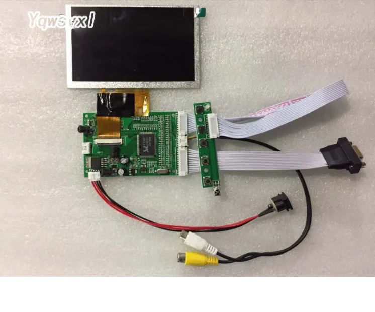 Yqwsyxl Новый 5-дюймовый 40-контактный TFT ЖК-дисплей RGB 480(RGB)x272 с платой драйвера AV