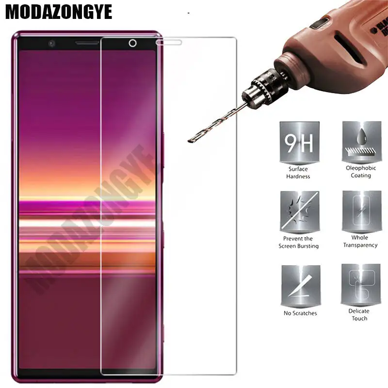 Защитное стекло для Sony Xperia 5 закаленное Xperia5 J8210 J8270 J9210 защитная пленка | Мобильные