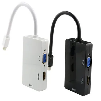 

3 IN1 Adapter Convert Cable for Dell xps14z/xps15/xps15z/xps17 Mini Dp to HDMI/DVI/VGA Adapter Convert Cable for MacBook