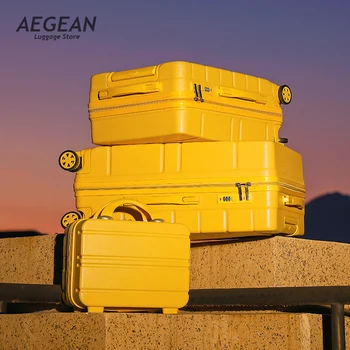 

20" 24"28inch Colorful Rolling luggage set trolley suitcase universal wheel with handbag