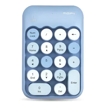 

2.4G Mini Wireless Keyboard X910 Mixed Color Numeric Keypad Silica Gel Retro Color Keycap X Architecture Waterproof