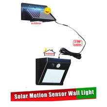 1/4pcs 30LEDs Wireless Solar light Solar Power PIR Motion Sensor Outdoor Waterproof for Street Garden Security Wall Lamp With 4