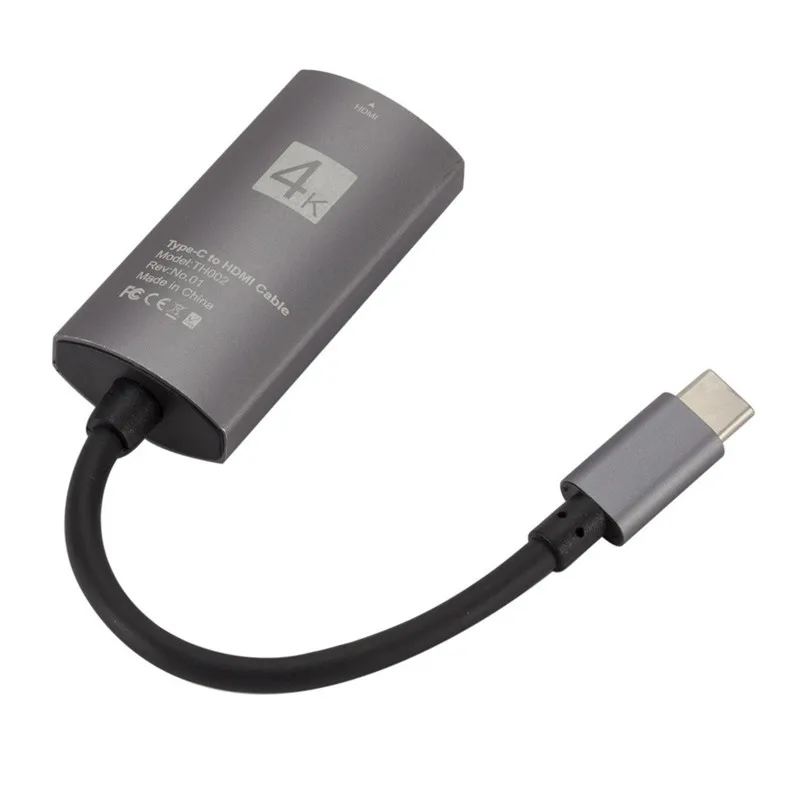 19,5 см usb type C HDMI 4K type C к HDMI кабель HDMI адаптер для Thunderbolt 3 для huawei P30 mate 30 Pro MacBook Pro