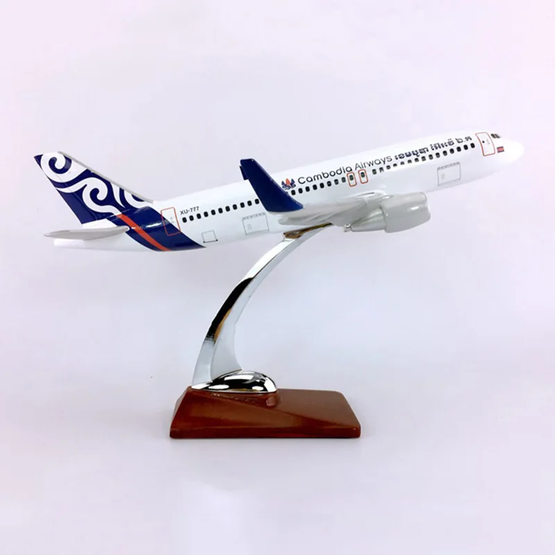 Airbus A321-200 Большой 30 см Cambodia Airways airlines игрушечные модели самолетов литье под давлением пластиковый сплав модель самолета подарки для детей