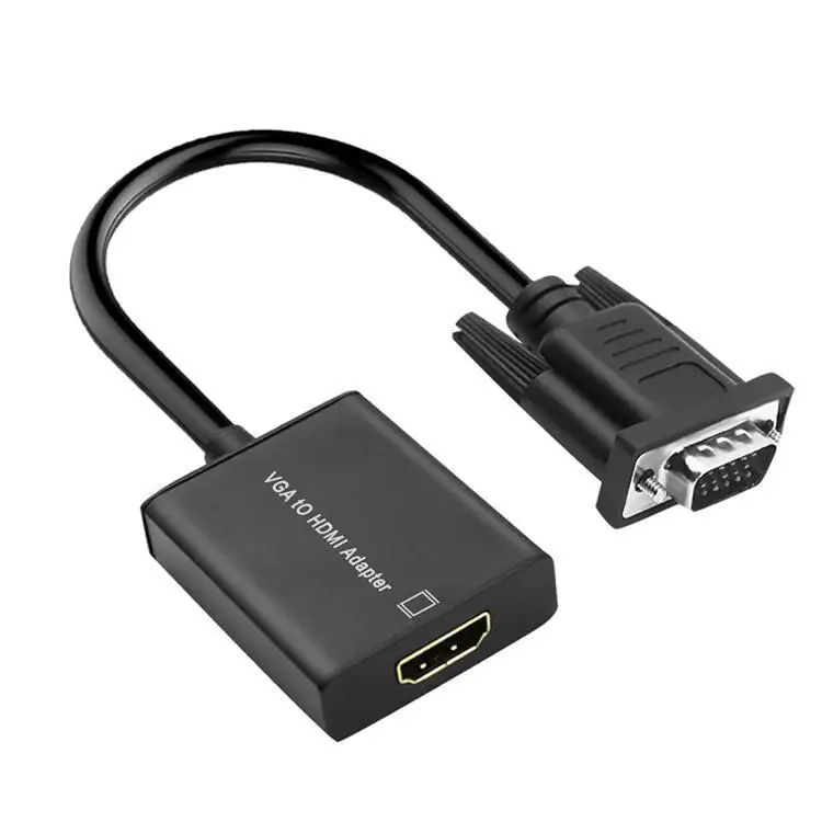 

VGA to HDMI Adapter Converter Output 1080P HD Video Cable with Audio Support for TV/AV/HDTV Computer Cable