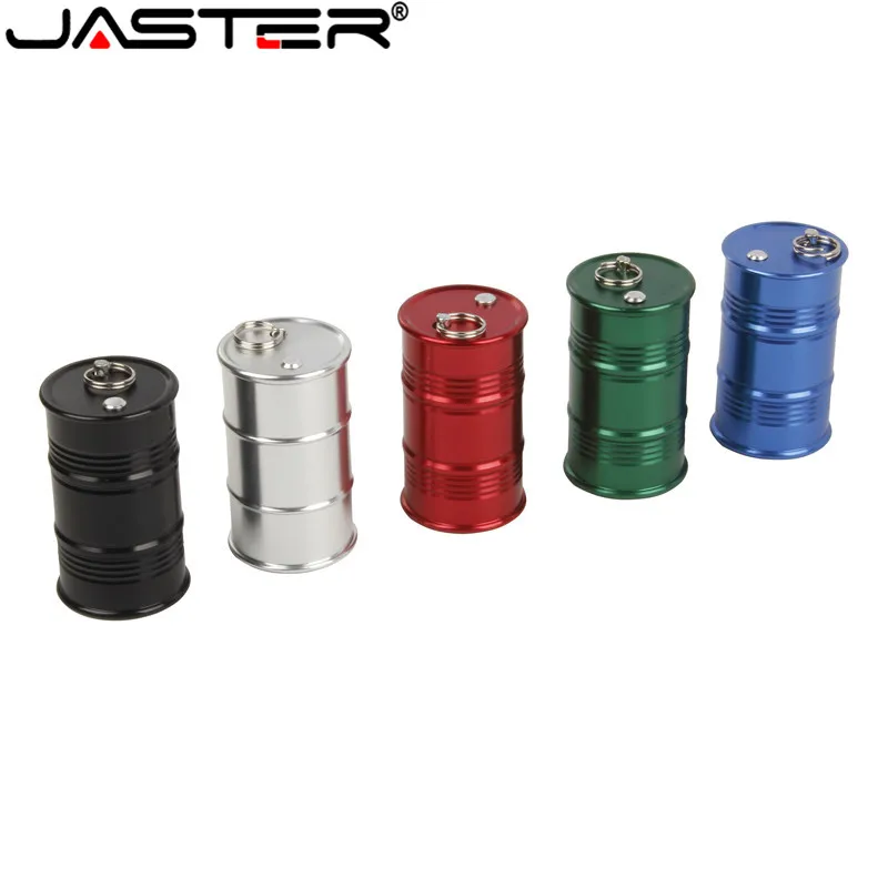 JASTER металлический масляный бак USB флеш накопители масляная бутылка pendrive 64 ГБ 32 16 8