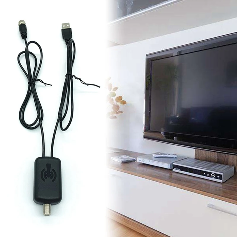 HD ТВ антенный усилитель адаптер ТВ-антенны с USB низким уровнем шума для UFV VFH DVB-T DVB-T2 ATSC