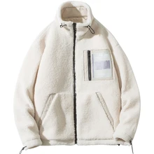 Зимний пуховик мужской утепленный зимний теплый жакет из овечьей шерсти