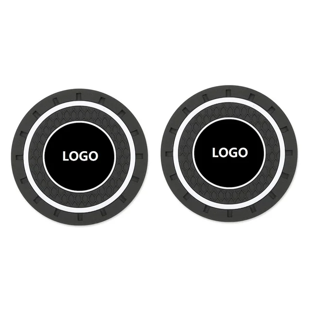 2 pcs Car sink mat Car coaster water cup holder anti-slip pad For BMW M E80 E82 E83 M3 M5 X3 X4 X5 X6 X7 G05 G30 F10 Car sticker 2 pcs