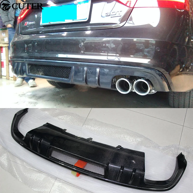 A5 S-line Dtm Style Carbon Fiber Rear Bumper Lip Diffuser for Sline Car Body Kit 12-16 | Автомобили и мотоциклы