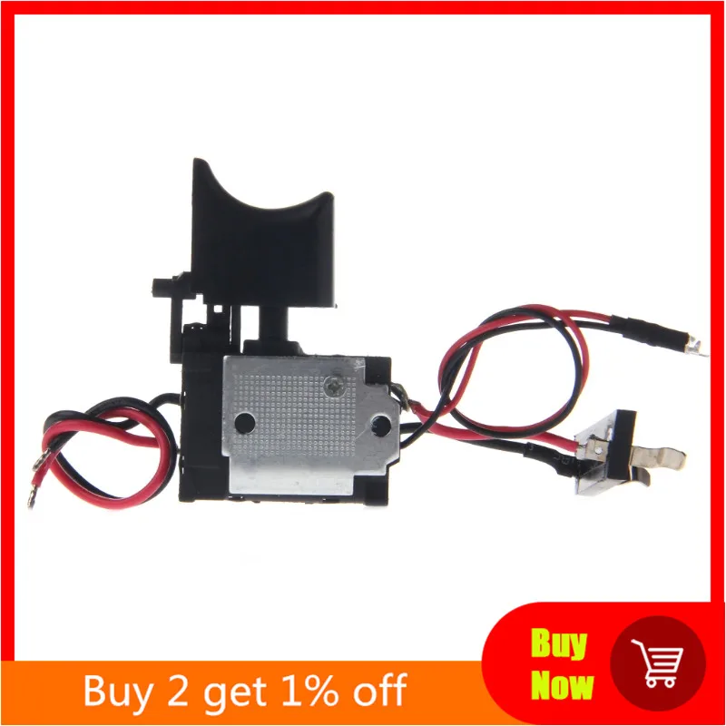 Taladro eléctrico a prueba de polvo, Control de velocidad, botón pulsador, interruptor de gatillo DC 7,2-24V, caliente