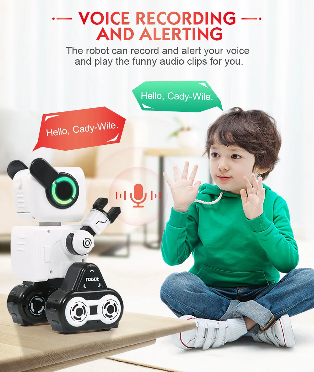 JJR/C R4 CADY WILE 2 4G Интеллектуальный робот с дистанционным управлением RC Robot Adviser