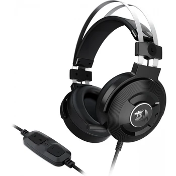 

Headset Redragon Triton wired, sound 7.1, ANC, closed, 20-20000 Hz, 30 Ohms, 132 dB, USB, 20-20000 Hz, -40 dB, 40 mm, black