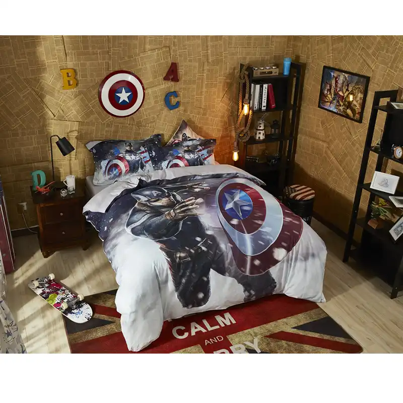 captain america crib bedding