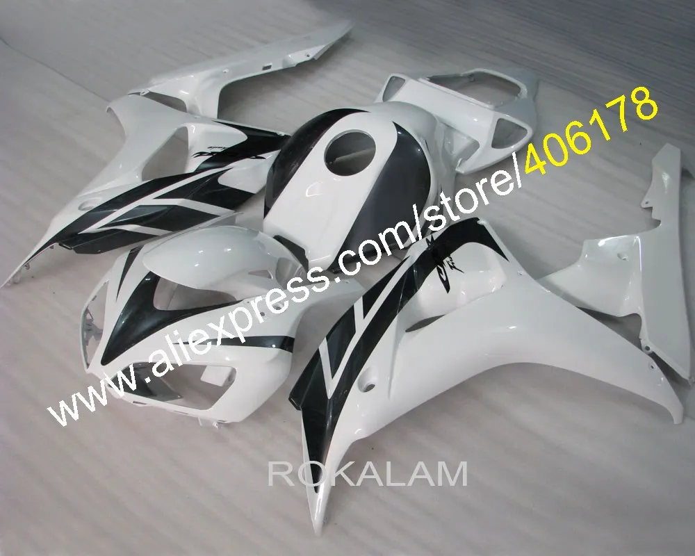 

Sports Fairing Kit For Honda CBR1000RR 2006-2007 CBR 1000RR 06 07 White Black Motorcycle Fairings (Injection Molding)