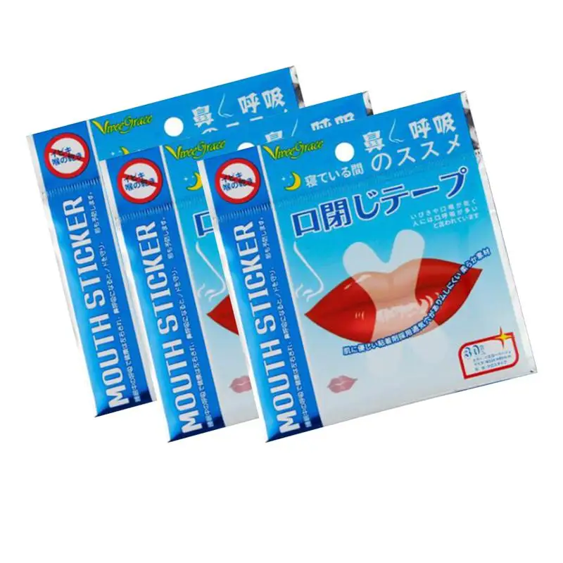 

90pcs Anti-snore Stickers Comfortable Sleep Convenient Useful Portable Mouth Tape Snore Stopper for Men Women Somniloquist