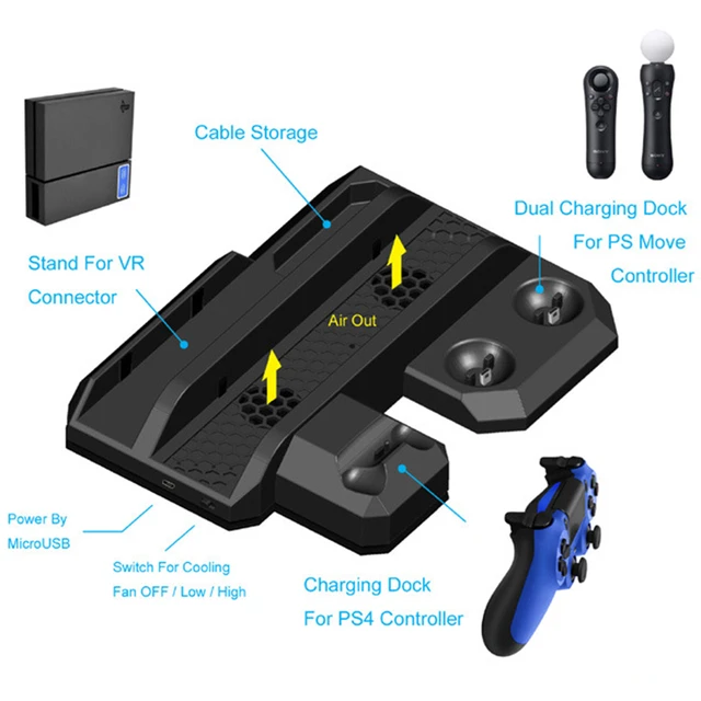 Pack Chargeur pour Manette Playstation 4 PS4 Smartphone Micro USB