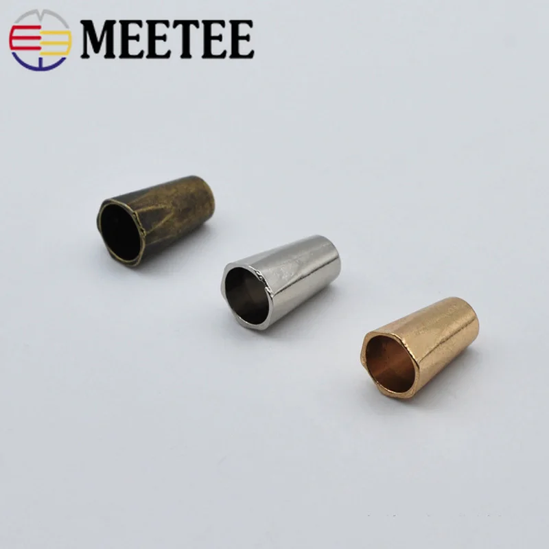 Meetee 30 шт. металлическая пробка шляпа с пряжкой веревка шнур конец куртка ремень украшения шнур замок DIY Швейные тренировочные брюки аксессуары для одежды