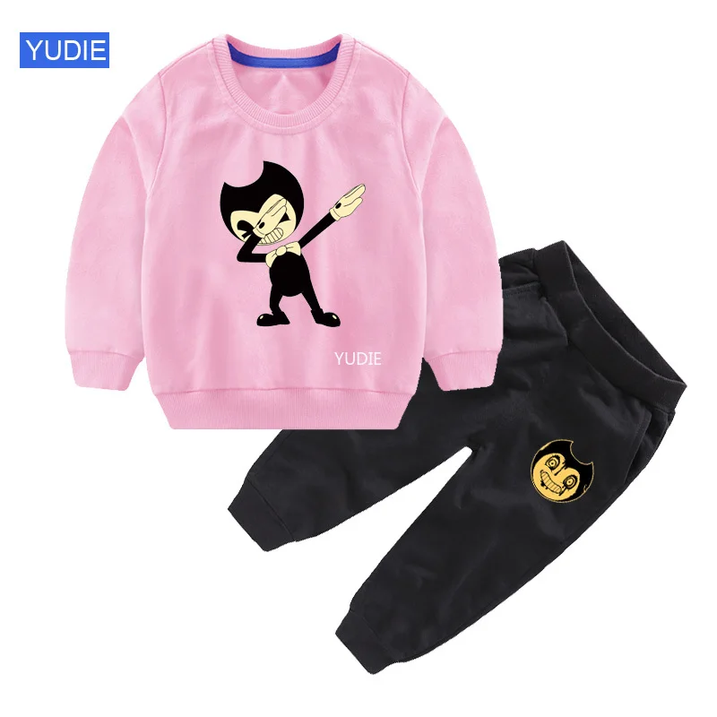 

2020 Spring Autumn Children Clothing Boy Cartoon Casual Sports T-shirt Pants 2pcs/Set Infant Outfit Kids Clothes Suit Tracksuits