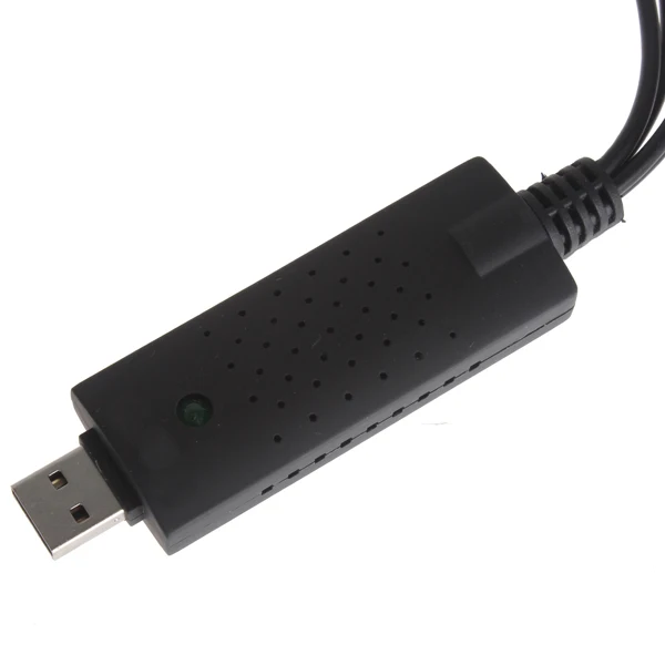 Видео DVR к USB 2,0 конвертер адаптер со стерео аудио HDTV VHS DVD RCA для ПК Windows 2000/Windows XP/Vista(32 бит)/7/8